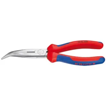 KNIPEX Плоские круглогубцы с режущими кромками фосфатированные, черного цвета 200 мм 26 22 200 | 26 