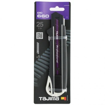 TAJIMA Нож 25 мм, сериии PREMIUM, DORA Cutter, Razar Black Blade, автоматический фиксатор