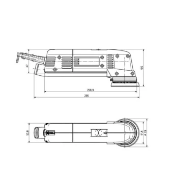Ексцентрикова шліфмашина Metabo SXE 400 (0.22 кВт, 80 мм) (600405000)