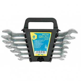 VOREL Ключі ріжкові Cr-V, М 6-22 мм, Набір 8 шт.  | 51741