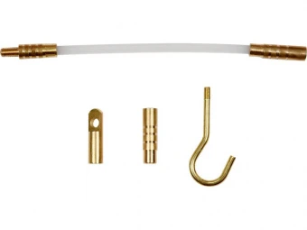 YATO Протягувачі кабелів скловолокнисті YATO: 10шт x1м, гнучкий подовжувач,гачок 2 наконечника, 14шт