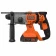 Перфоратор акумуляторний BLACK+DECKER, SDS-Plus, 18 В, 1.2 Дж, 3 режими