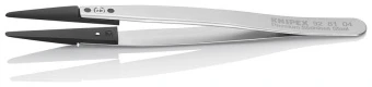 KNIPEX Пинцет со сменными наконечниками прямой, круглый, 130 мм ESD | 92 81 04