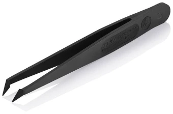 KNIPEX Пинцет для прецизионных работ пластик ESD, black 03 | 92 09 03 ESD