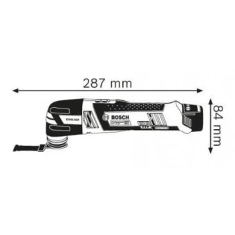 Реноватор Bosch GOP 12V-28 Professional + пильне полотно (12 В, без АКБ) (06018B5001)