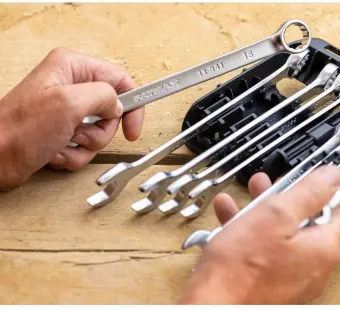 Набір ключів комбінованих STANLEY "FATMAX®", 7  шт: 8, 10, 12, 13, 14, 17, 19 мм. | FMMT82844-0