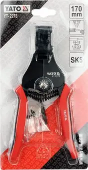 YATO Кліщі для обтискання і зачистки проводів YATO, L=210 мм  | YT-2278