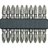 VOREL Насадка викруткова двостороння : PH2 x 60 мм, Cr-V. 10 (Шт/Уп.)  | 65700