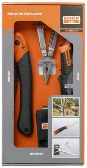 BAHCO набор 396-HP-MTT8674-2446 Ножовка складная + Мультитул + нож