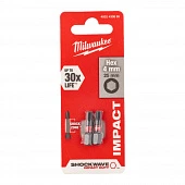 MILWAUKEE Біта SHOCKWAVE , Hex4,0, 25мм, (2шт) | 4932430895