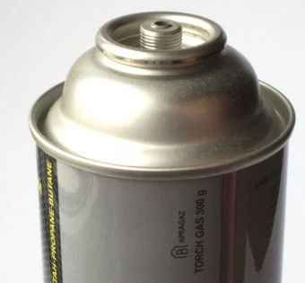 VIROK Балон газовий 1-разовий з різьбою (7/16) 330g/562ml. (E417)  | 44V153