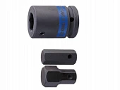 KING TONY Адаптер для бит ударный 22mm 1"DR.6PT *60mmL | 809622M