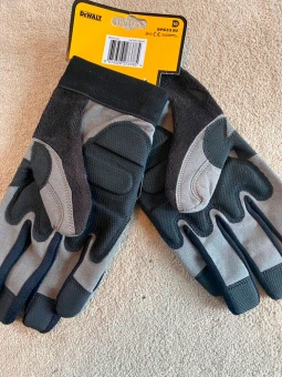 Рукавички DeWalt універсальні, розмір L/9, ToughThread™, з захистом від порізів