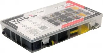 YATO Набір герметичних роз'ємів YATO для електричних контактів, розміри 1-6 PIN, 424 шт  | YT-06869