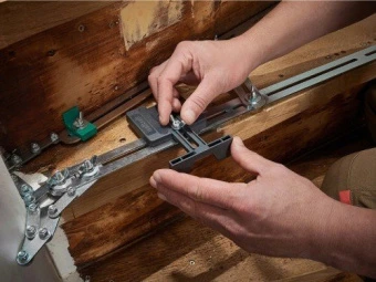 Wolfcraft Шаблон - трафарет для сходів // 5210000