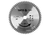 YATO Диск пиляльний победітовий по дереву YATO: 185x20x2.2x1.5 мм, 60 зубців, R.P.M до 9000 1/хв  | 