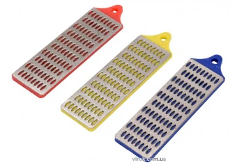 VOREL Набір брусків абразивних, алмазних, для заточування : 75х25 мм, G360/260/180, 3 шт.  | 26140