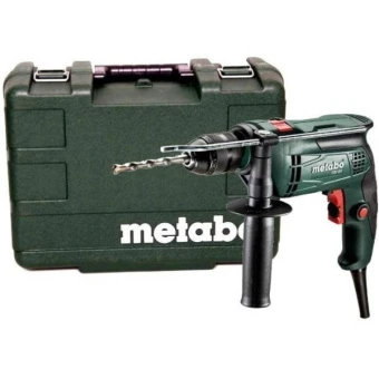 Дриль ударний Metabo SBE 650 зі швидкозатискним патроном + кейс (0.65 кВт, 2800 об/хв) (600742500)