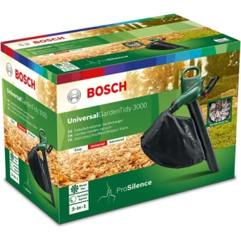 Садова повітродувка-порохотяг Bosch Universal GardenTidy 3000 (3 кВт, 285 км/год) (06008B1001)
