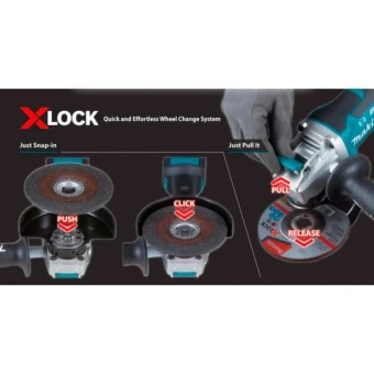 Акумуляторна кутова шліфмашина Makita DGA519Z (18 В, без АКБ, 125 мм)