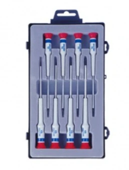 KING TONY Набор прецизионных отверток (SL) 8 предметов | 32218MR