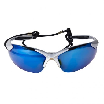 Окуляри DeWALT Infinity™, блакитні дзеркальні, полікарбонатні, з  м'якими накладками на дужках