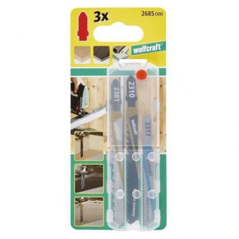 Wolfcraft полотно для электролобзика — набор для начинающих  // 2685000