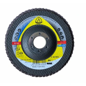 Круг пелюстковий Klingspor Р80 SMT 104 Extra (125х22.23 мм) (383493)