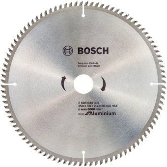 Пиляльний диск Bosch Eco for Aluminium (254х30х96Т) (2608644395)