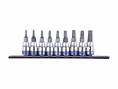 KING TONY Набор TORX 1/4" 9 ед. в держателе T8-T40 (на планке) | 2109PR