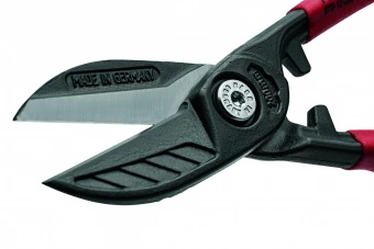 NWS Ножницы по металлу прямые тип "Английский" t = 1,0 - 1.2 мм, 300 мм, лезвия 75 мм. art. 078-12-3