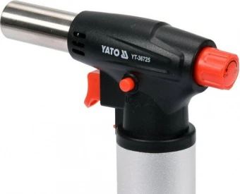 YATO Пальник газовий YATO 200 Вт, з заправлювальною ємністю; витрата 13,1 гр/год  | YT-36725