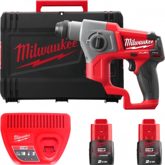 MILWAUKEE Перфоратор аккумуляторный бесщёточный SDS PLUS M12 CH-202С 1,1 Дж | 4933441997