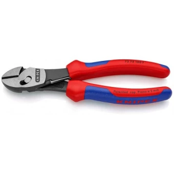 KNIPEX Кусачки боковые TwinForce® фосфатированные, черного цвета 180 mm 73 72 180 F | 73 72 180 F