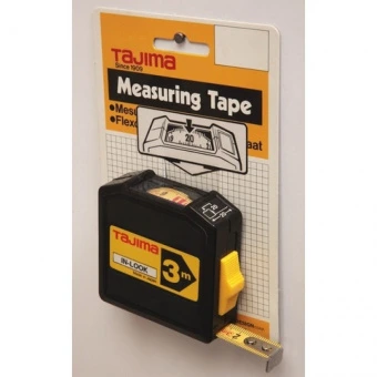TAJIMA Рулетка IN LOCK 3м/13мм, с окошком INL30MY