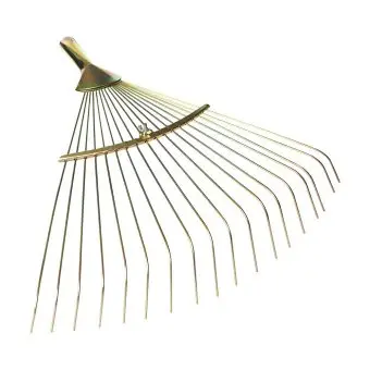 Граблі віялові дротяні оцинк., розсувні 18 зубів, 200-460мм, з держаком Україна | 70-814