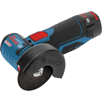 Акумуляторна кутова шліфмашина Bosch GWS 12V-76 (10.8 В, 2х3 А*год, 76 мм) (06019F200B)