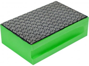 YATO Губка абразивна, алмазна, для шліфувальна до скла, граніту, керам YATO: 90х 60х 30 мм, з гранул