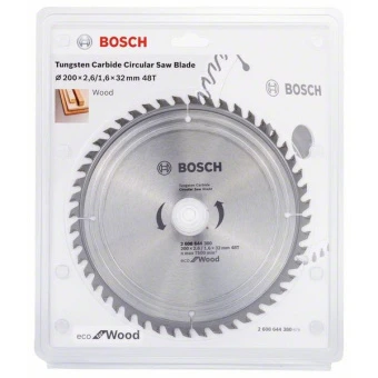 Пиляльний диск Bosch Eco for Wood (200x2.6x32-48T) (2608644380)