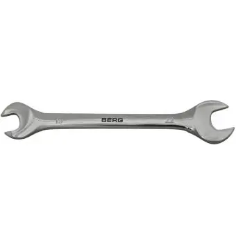 Ключ ріжковий двосторонній Cr-V 19x22мм Berg | 48-112