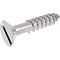 Шуруп по дереву нержавеющий с потайной головкой, прямой шлиц. DIN 97