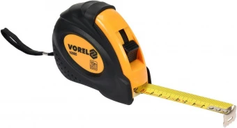 VOREL Рулетка з метричною шкалою : l= 10 м, w= 25 мм, 2 фіксатори  | 10065