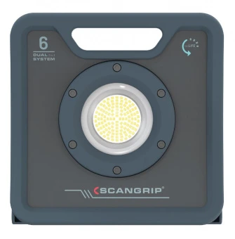SCANGRIP Прожектор переносной 6000 lumen NOVA 6 C+R for Life (С сетевым кабелем и аккумулятором) | 0