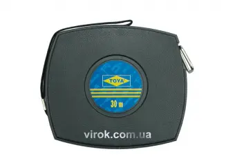 VOREL Рулетка мірна стрічка сталeва : L= 30 м х 10 мм  | 12300