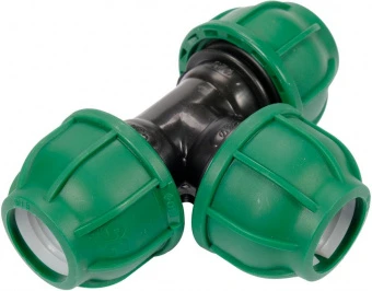 FLO Трійник сполучний водяних пластикових труб 25 мм- поліпропіленовий, для тиску 1 MPa  | 88865