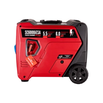 Інверторний бензиновий генератор КВІТКА PRO SC6000iEA (6 кВт, є вихід під ATS) (110-7044)