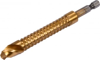 YATO Свердло фрезерувальне по металу YATO : HSS-TIN, Ø= 12 мм, l= 115 мм, HEX - 1/4"  | YT-44830