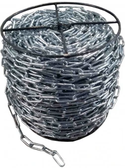 VIROK Ланцюг з довгою ланкою оцинкований ТМ "" DIN 5685C; Ø= 6 мм, 25 кг, l= 44 м ± 1,0% (TR) | 86V4