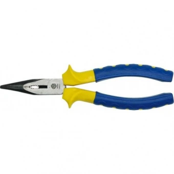 VOREL Щипці - тонкогубці гнуті, l= 180 мм  | 40051