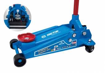 KING TONY Домкрат подкатной профессиональный 3т (H: 140-520 MM) | 9TY132B-03A-B